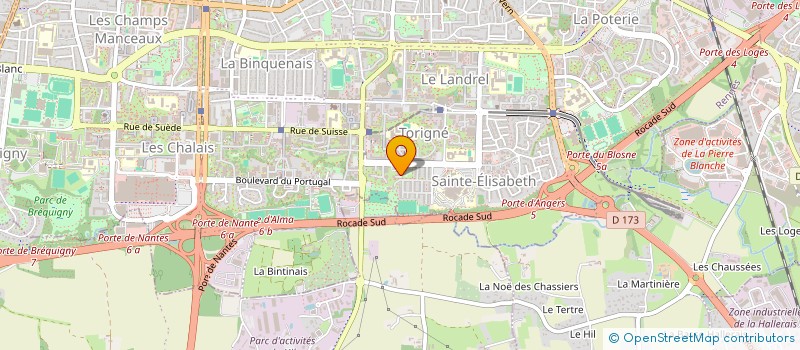 localisation de l'entreprise CLAIR DE LIVRE TERRE D'EVEIL  RENNES