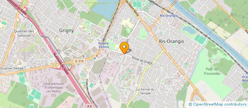 localisation de l'entreprise CLAIR DE LUNE  RIS-ORANGIS