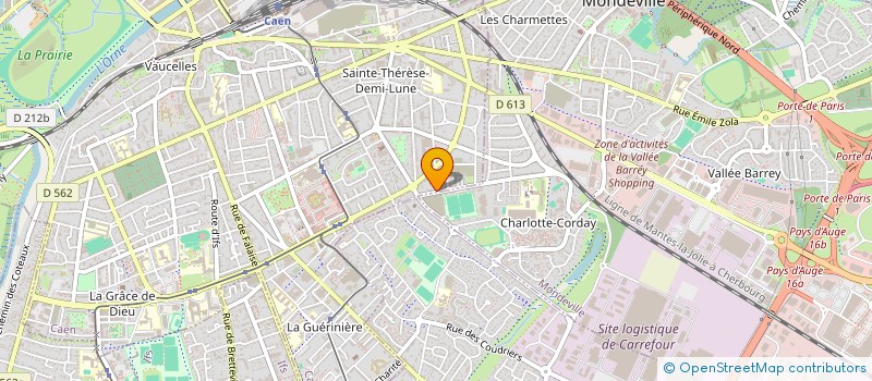 localisation de l'entreprise CLAIR DE LUNE à CAEN