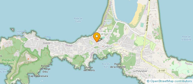 localisation de l'entreprise CLAIR DE LUNE à HYERES