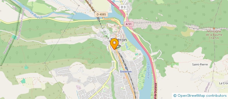 localisation de l'entreprise CLAIR DE LUNE à SISTERON