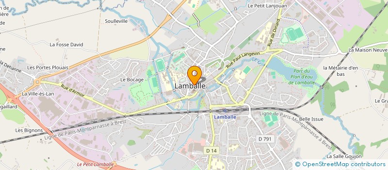 localisation de l'entreprise CLAIR DE LUNE à LAMBALLE-ARMOR