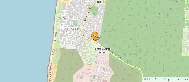 localisation de l'entreprise CLAIR DE LUNE  BISCARROSSE