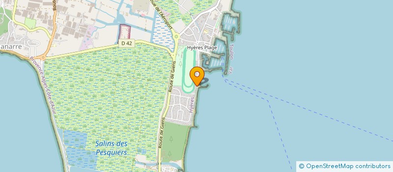 localisation de l'entreprise CLAIR DE LUNE à HYERES