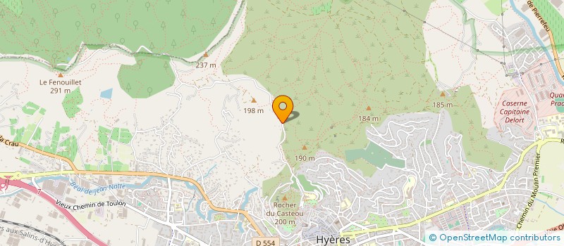 localisation de l'entreprise CLAIR DE LUNE  HYERES