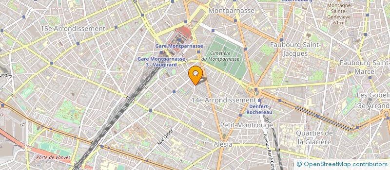localisation de l'entreprise CLAIR DE LUNE PARIS à PARIS