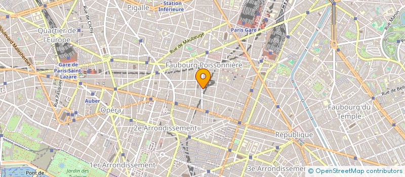 localisation de l'entreprise CLAIR DE LUNE RECORDS  PARIS
