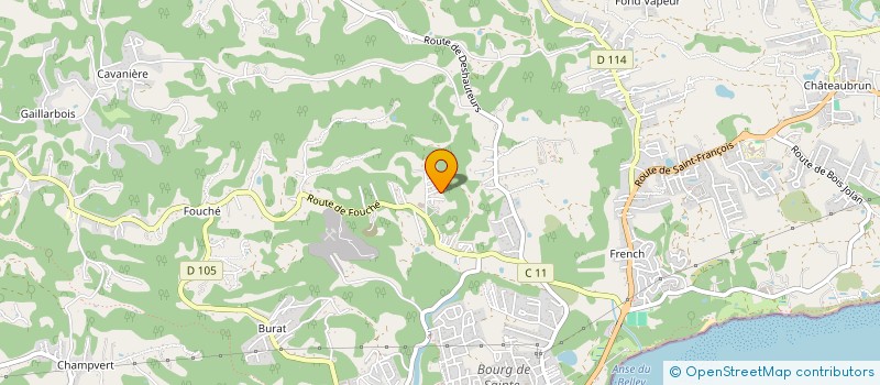 localisation de l'entreprise CLAIR DE VENT à SAINTE-ANNE