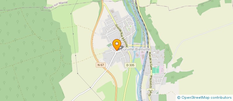 localisation de l'entreprise CLAIR DE VERRE à EURVILLE-BIENVILLE
