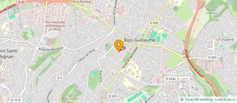 localisation de l'entreprise CLAIR DIMANCHE à BOIS-GUILLAUME