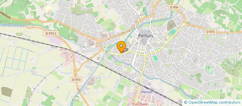 localisation de l'entreprise CLAIR'ESTHETIQUE à PERTUIS