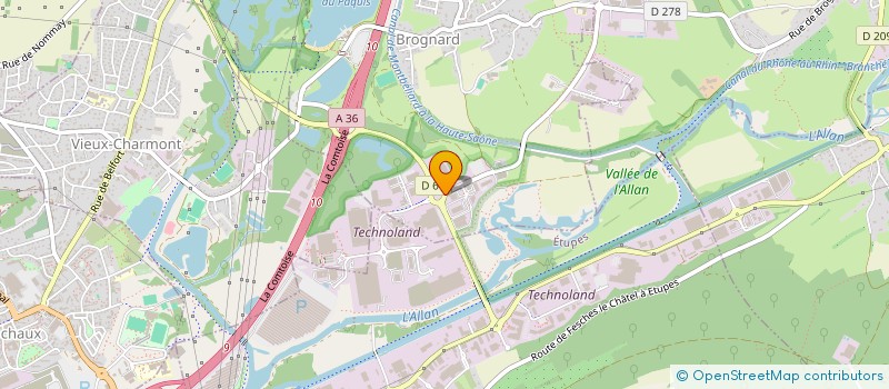 localisation de l'entreprise CLAIR ET NET  BROGNARD