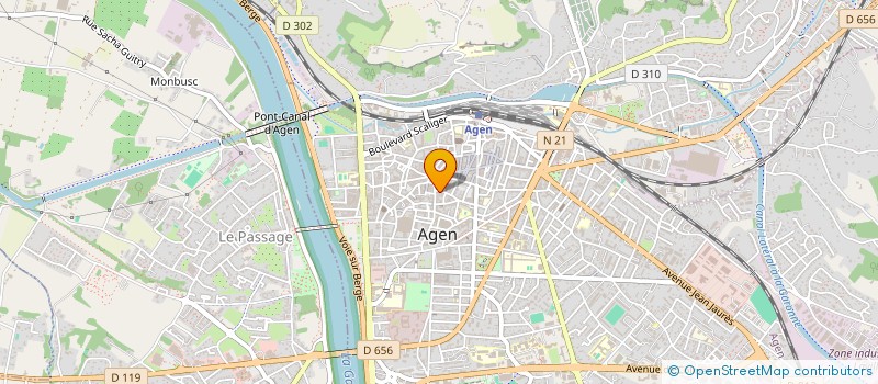 localisation de l'entreprise CLAIR FOYER  AGEN