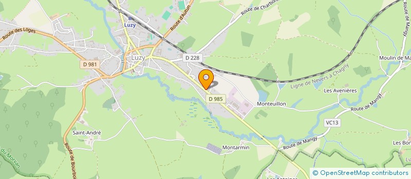 localisation de l'entreprise CLAIR GERARD CLAIR BERNADETTE  LUZY