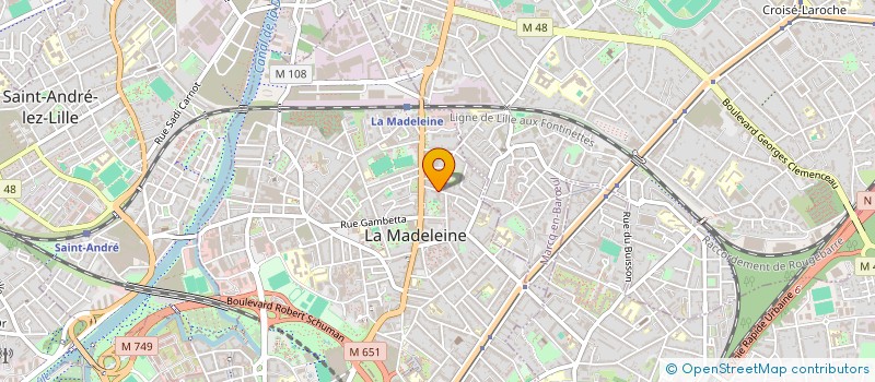 localisation de l'entreprise CLAIR HIER à LA MADELEINE