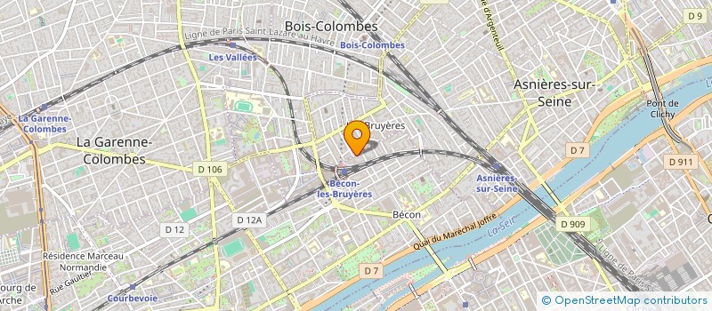 localisation de l'entreprise CLAIR HORIZON à COURBEVOIE