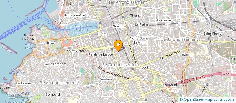 localisation de l'entreprise CLAIR KAUFFMANN CONSEILS à MARSEILLE