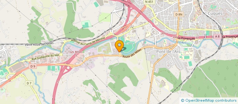 localisation de l'entreprise CLAIR'L DISTRIBUTION à AIX-EN-PROVENCE