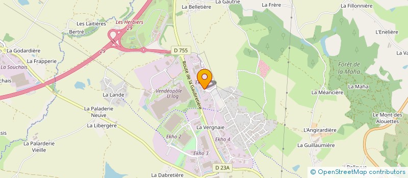localisation de l'entreprise CLAIR LAGON à LES HERBIERS