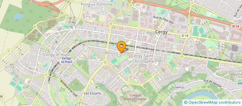 localisation de l'entreprise CLAIR LOCATION DRIVER  CERGY