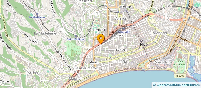 localisation de l'entreprise CLAIR LOGIS à NICE