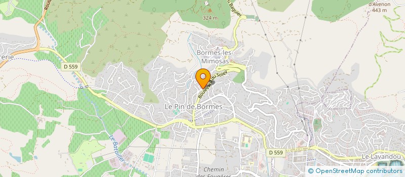 localisation de l'entreprise CLAIR LOGIS à BORMES-LES-MIMOSAS