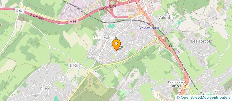 localisation de l'entreprise CLAIR LOGIS AGENCEMENTS  ECOLE-VALENTIN