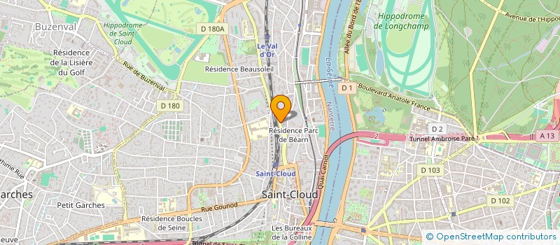 localisation de l'entreprise CLAIR MATIN à SAINT-CLOUD