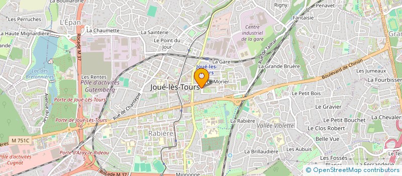 localisation de l'entreprise CLAIR & NET SERVICES  JOUE-LES-TOURS