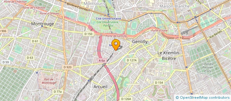 localisation de l'entreprise CLAIR O'NETT à GENTILLY