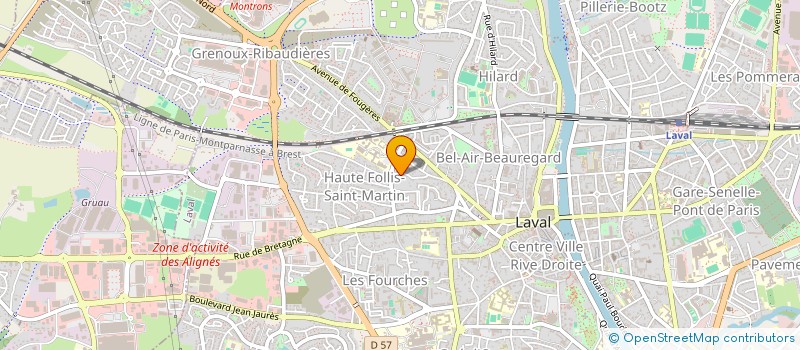 localisation de l'entreprise CLAIR OBSCUR à LAVAL
