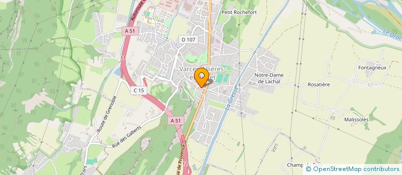 localisation de l'entreprise CLAIR&SEREIN  VARCES-ALLIERES-ET-RISSET