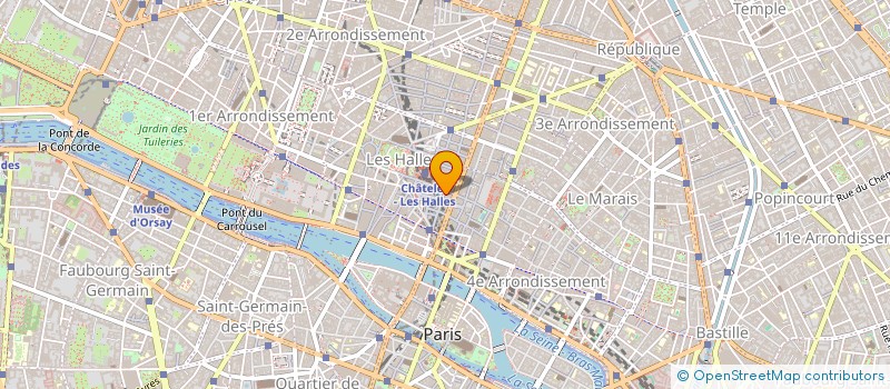 localisation de l'entreprise CLAIR SERVICE HOTELLERIE à PARIS