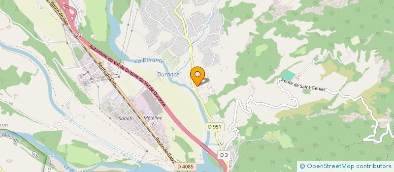 localisation de l'entreprise CLAIR SOLEIL  SISTERON