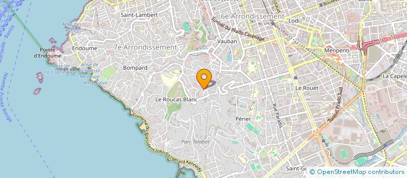 localisation de l'entreprise CLAIR SOLEIL à MARSEILLE