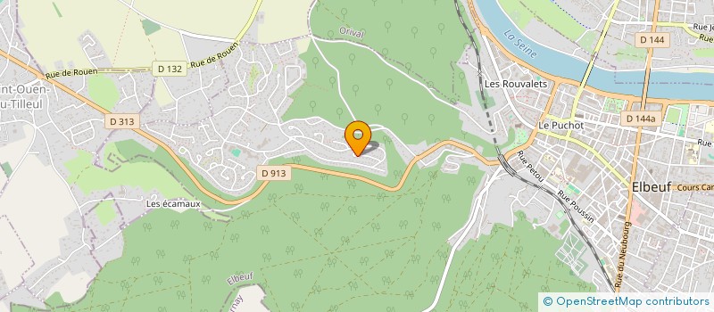 localisation de l'entreprise CLAIR SPOT  ELBEUF