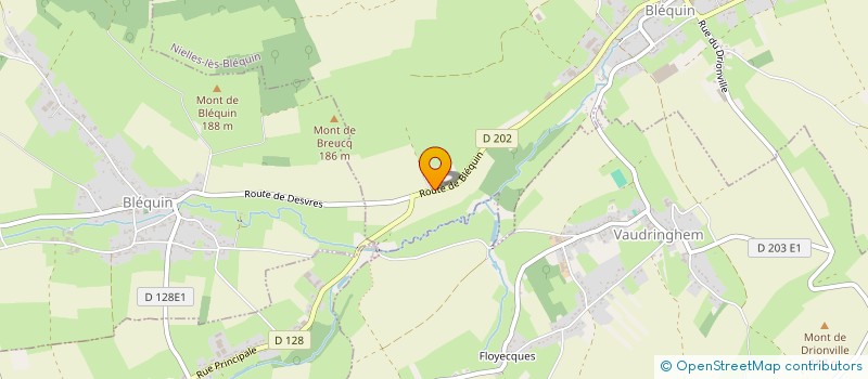 localisation de l'entreprise CLAIR VAL  NIELLES-LES-BLEQUIN