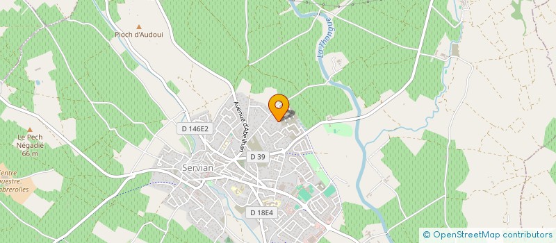 localisation de l'entreprise CLAIRAC  SERVIAN