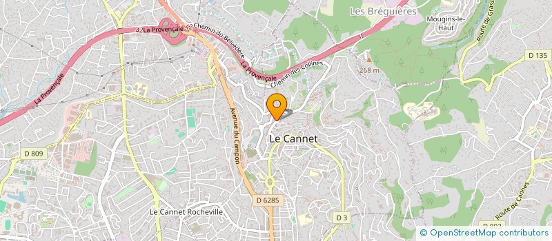 localisation de l'entreprise CLAIRAID à LE CANNET