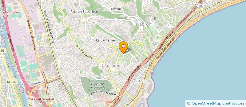 localisation de l'entreprise CLAIRAINET à NICE
