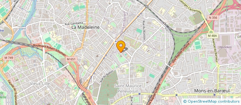 localisation de l'entreprise CLAIRALSIM à LILLE