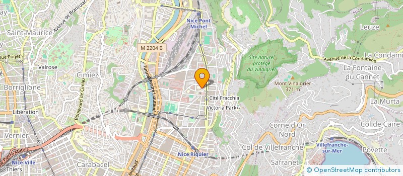 localisation de l'entreprise CLAIRAUTO à NICE