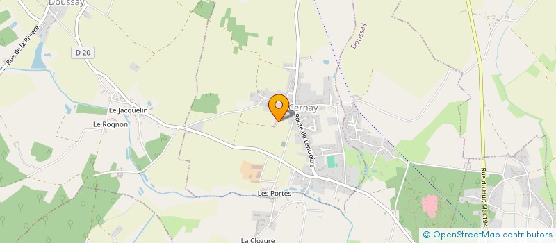 localisation de l'entreprise CLAIRBAT  SCORBE-CLAIRVAUX