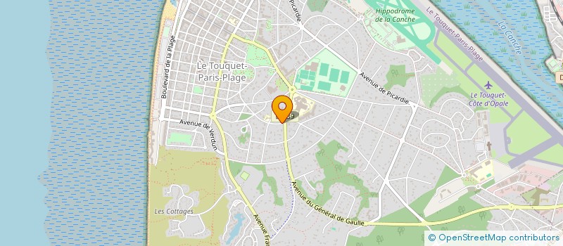 localisation de l'entreprise CLAIRBOIS à LE TOUQUET-PARIS-PLAGE