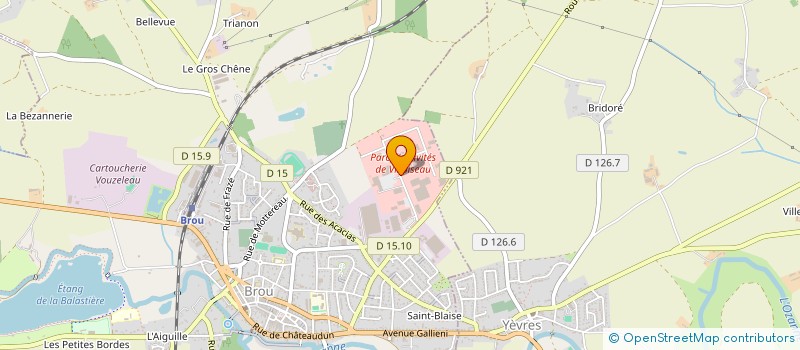 localisation de l'entreprise CLAIRCELL à BROU