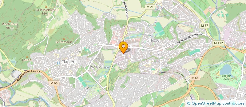 localisation de l'entreprise CLAIRCREDIT  JACOU