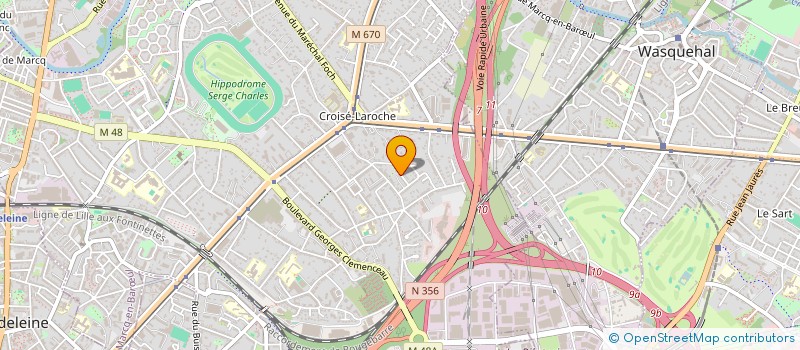 localisation de l'entreprise CLAIRDEMACA  MARCQ-EN-BARUL