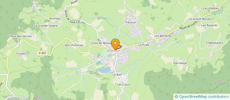 localisation de l'entreprise CLAIRDIEU à MATOUR