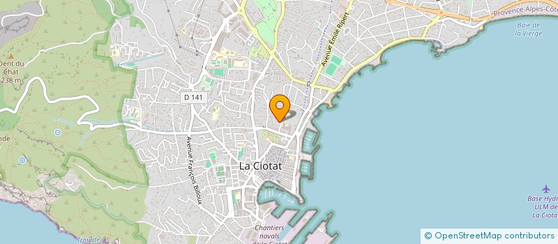 localisation de l'entreprise CLAIRE 13  LA CIOTAT
