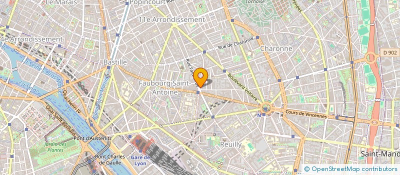 localisation de l'entreprise CLAIRE  PARIS